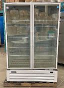 MASTER-BILT BLG-48-HGP DOUBLE GLASS DOOR FREEZER