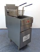 NEW 120,000 BTU PROPANE FLOOR FRYER, OMCAN 43545