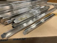 LOT OF ASSORTED LENGTHS JOHNSON ROSE STAINLESS STEEL ADAPTOR BARS