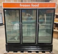 MASTER-BILT MBGFP74-HG TRIPLE GLASS DOOR FREEZER