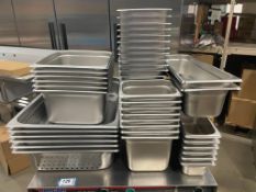 (40) ASSORTED SIZE JOHNSON ROSE STAINLESS STEEL INSERTS - NEW