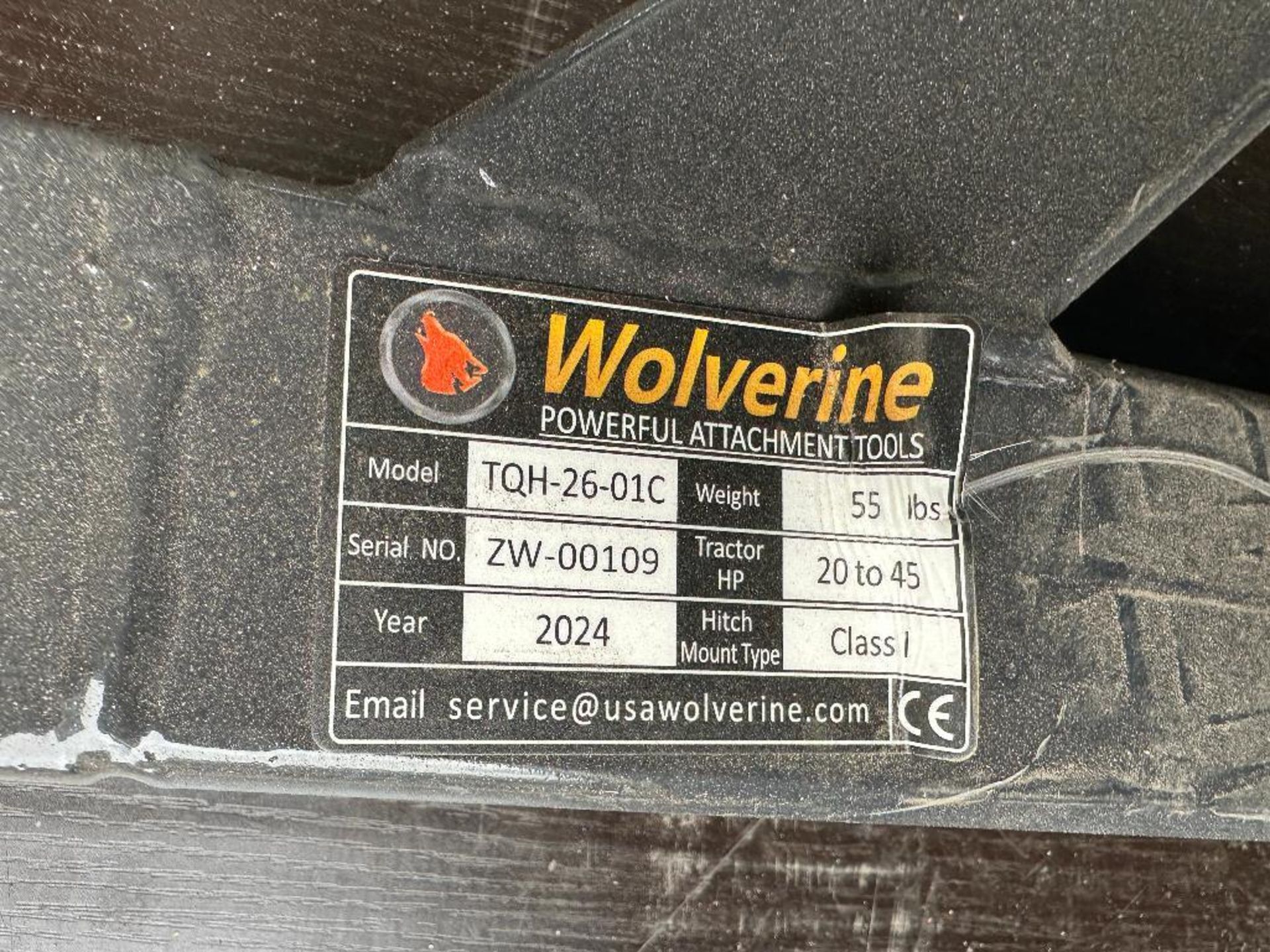 2024 Wolverine TQH-26-01C Trailer Receiver Hitch Adapter Attachment - Image 2 of 2