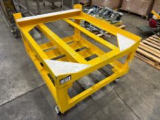 Tote Holder on Wheels