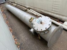 Narrow Stainless Steel Ozone Contact Tank