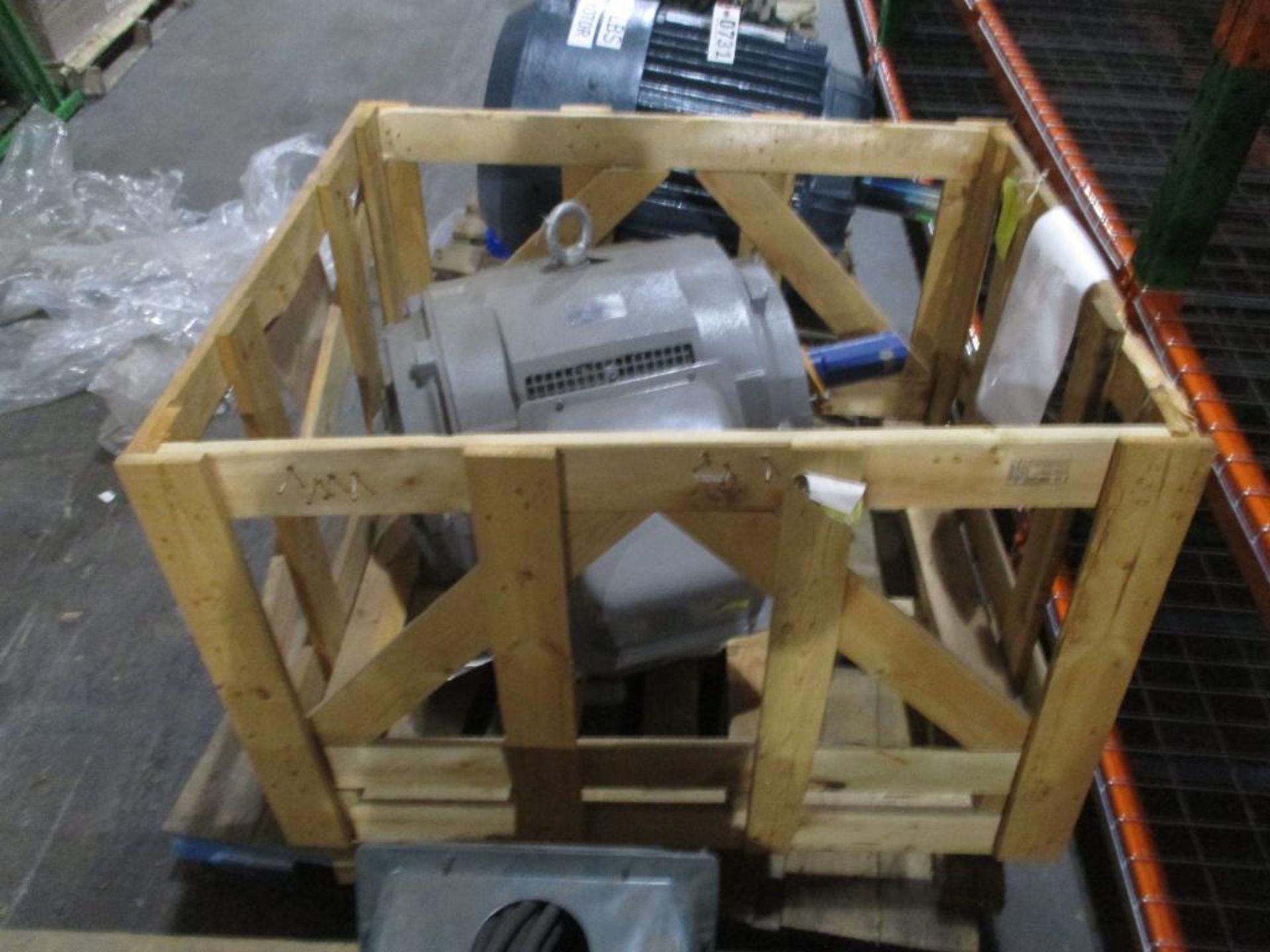 WESTINGHOUSE 3 PHASE 125HP 1800RPM 405T FRAME A/C MOTOR P/N DHP1254 1217# LBS (THIS LOT IS FOB KNOXV - Image 3 of 5