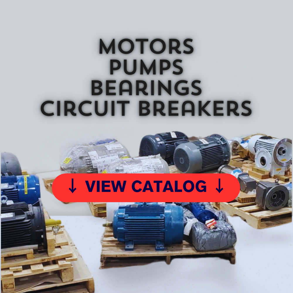 Industrial Electric Motors, Vacuum Pumps, Bearings, Circuit Breakers and Electrical Auction