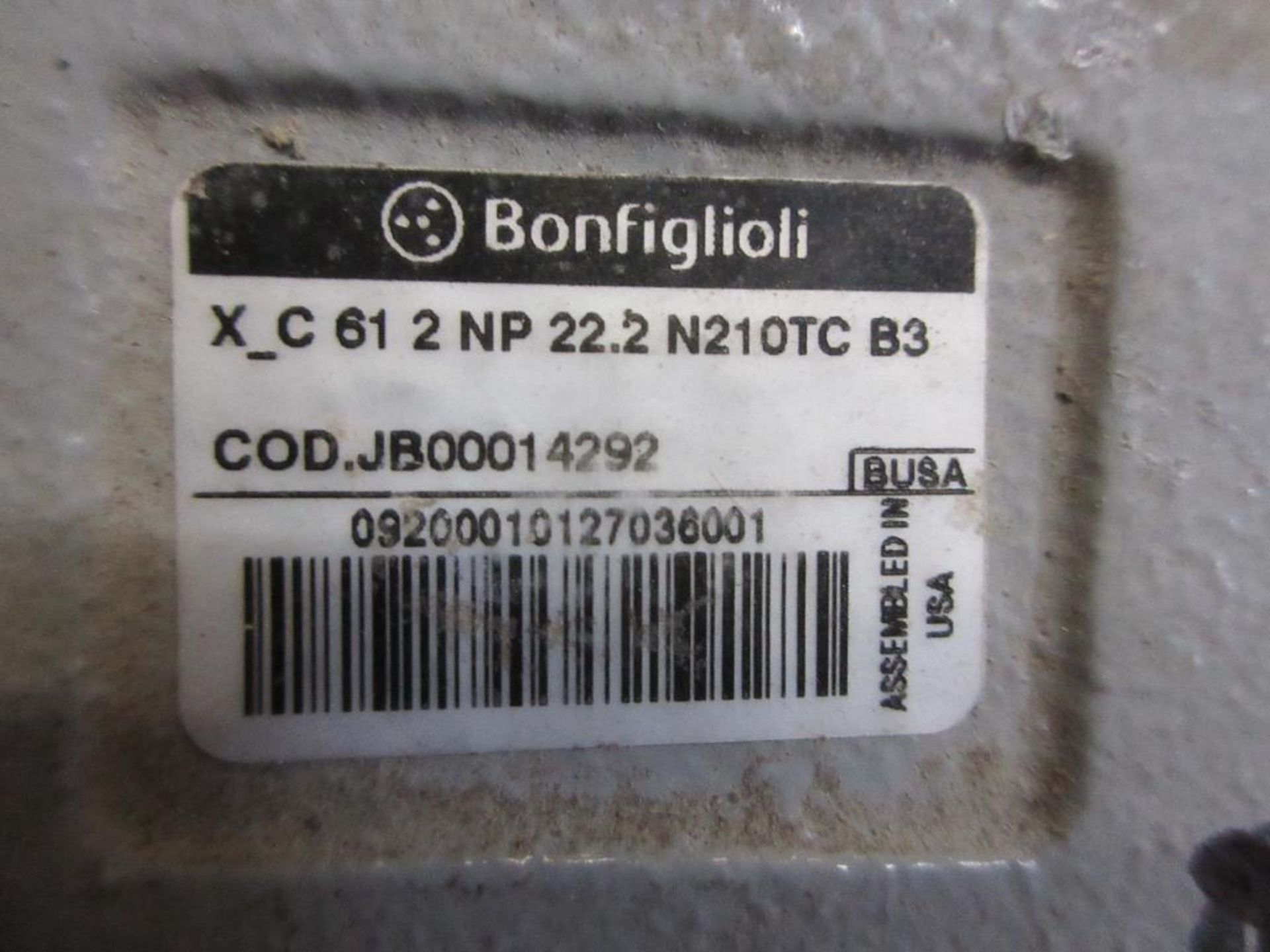 BONFIGLIOLI X_C 61 2 NP 22.2 N210TC B3 IN-LINE GEARBOX (THIS LOT IS FOB CAMARILLO CA) - (There will - Image 2 of 5