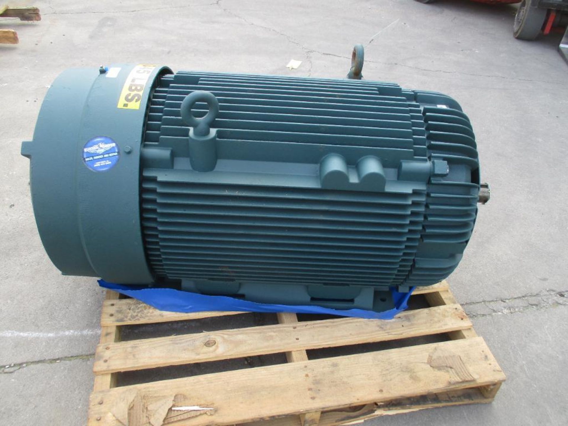 RELIANCE ELECTRIC 3 PHASE 250HP 3570RPM 449TS FRAME A/C MOTOR P/N 841XL 2294# LBS (THIS LOT IS FOB K