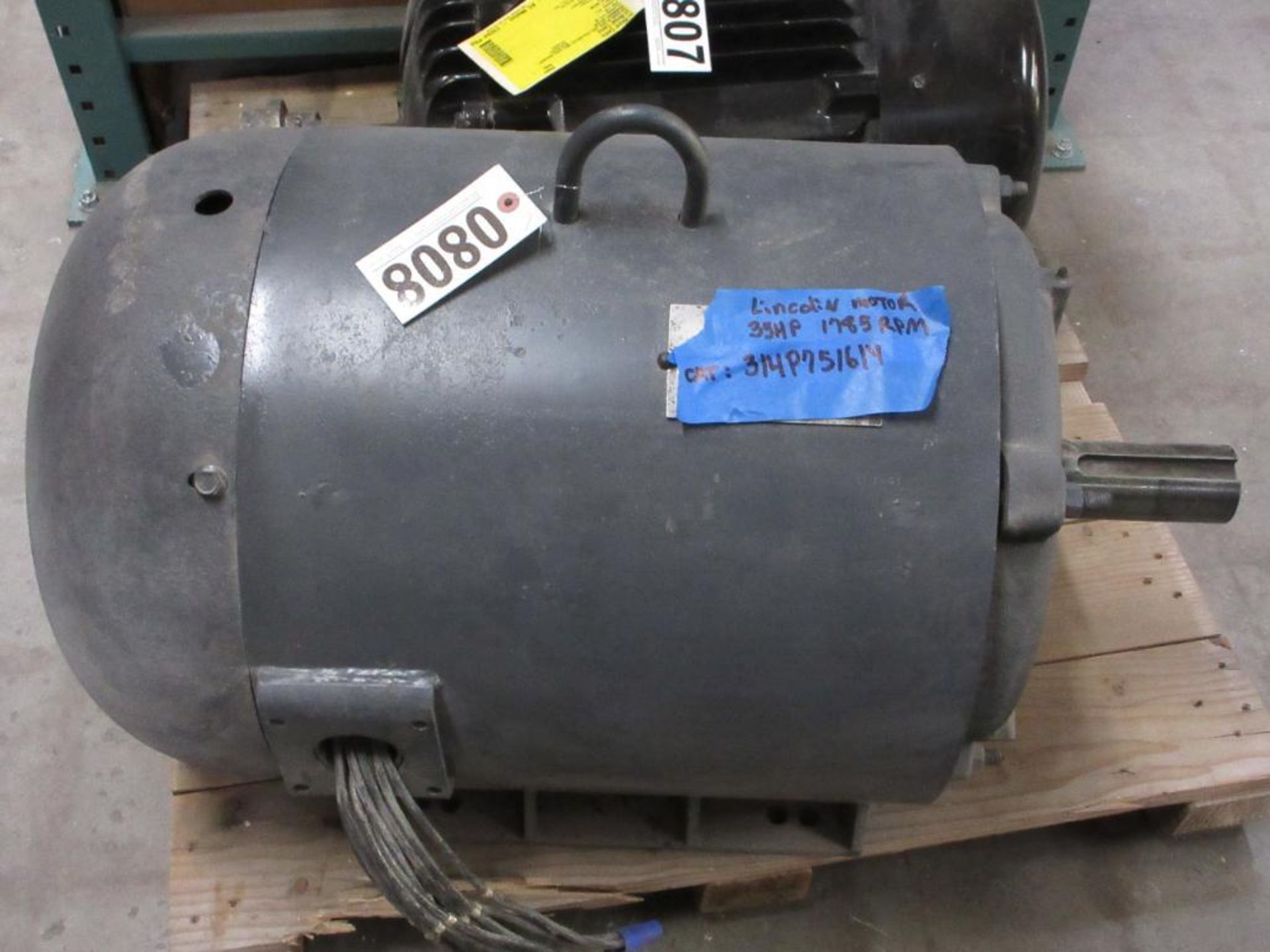 LINCOLN 314P75161Y 35HP 1785RPM 3 PHASE ELECTRIC MOTOR (THIS LOT IS FOB CAMARILLO CA) - (There will