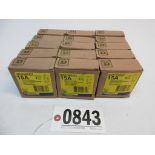 (15) SQUARE D QO215H5237 PLUG-ON CIRCUIT BREAKERS 15A 2 POLE NEW (THIS LOT IS FOB CAMARILLO CA) - (T