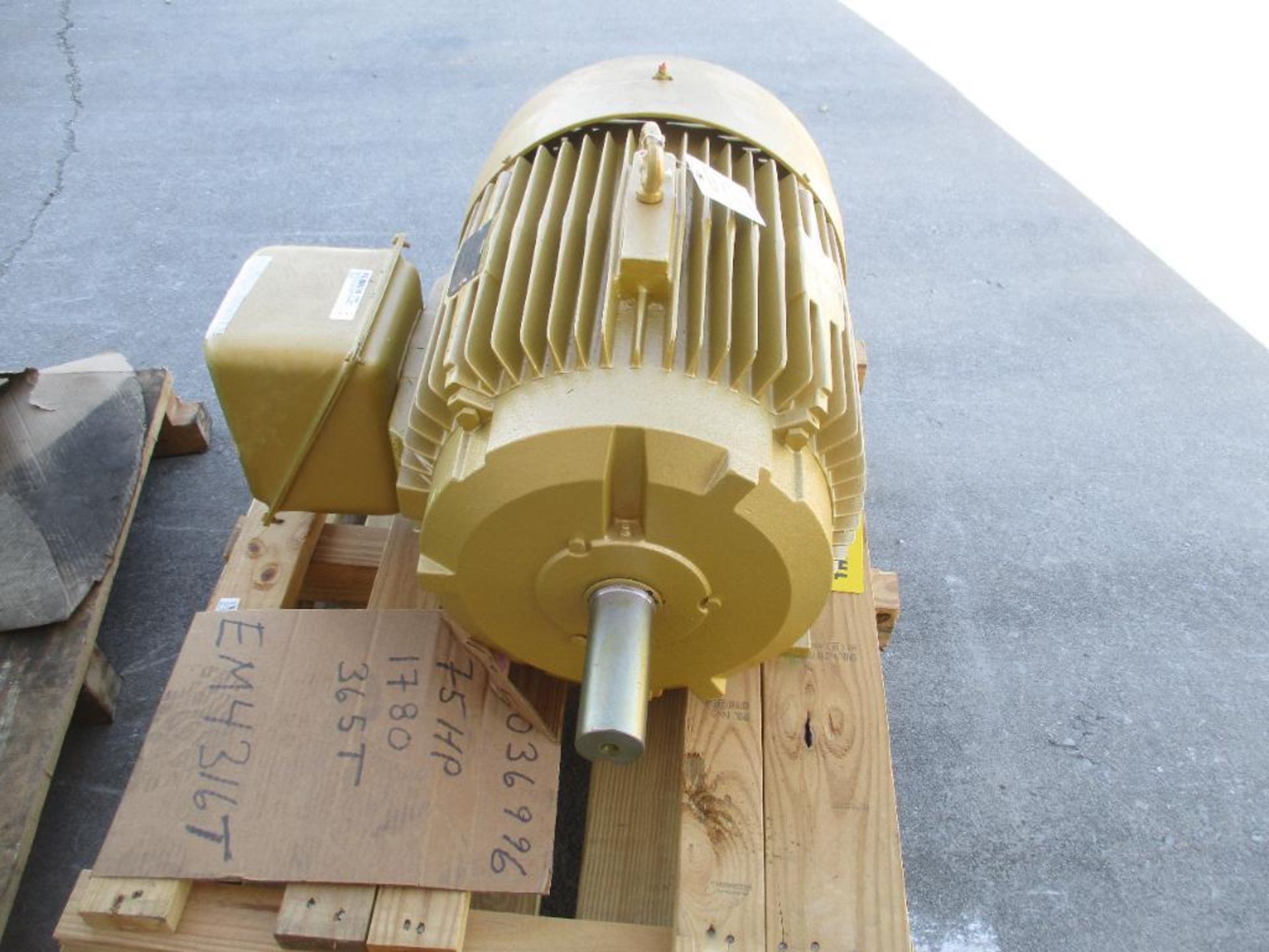 BALDOR-RELIANCE SUPER-E MOTOR EM4316T 75HP 1780RPM 3 PHASE ELECTRIC MOTOR 985# LBS (THIS LOT IS FOB - Image 4 of 5