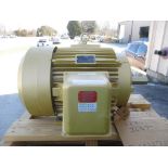 BALDOR-RELIANCE SUPER-E MOTOR EM4316T 75HP 1780RPM 3 PHASE ELECTRIC MOTOR 985# LBS (THIS LOT IS FOB