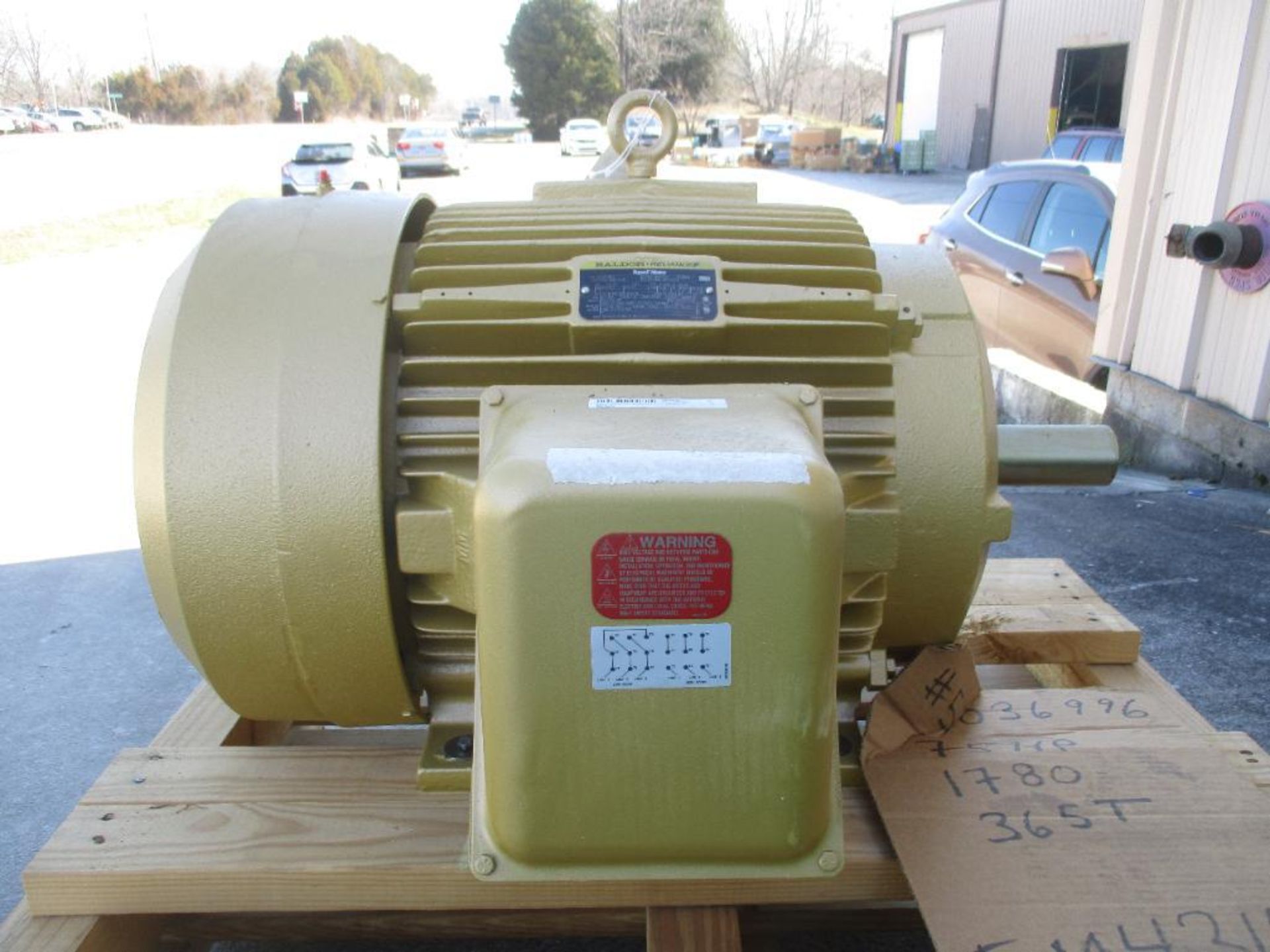BALDOR-RELIANCE SUPER-E MOTOR EM4316T 75HP 1780RPM 3 PHASE ELECTRIC MOTOR 985# LBS (THIS LOT IS FOB