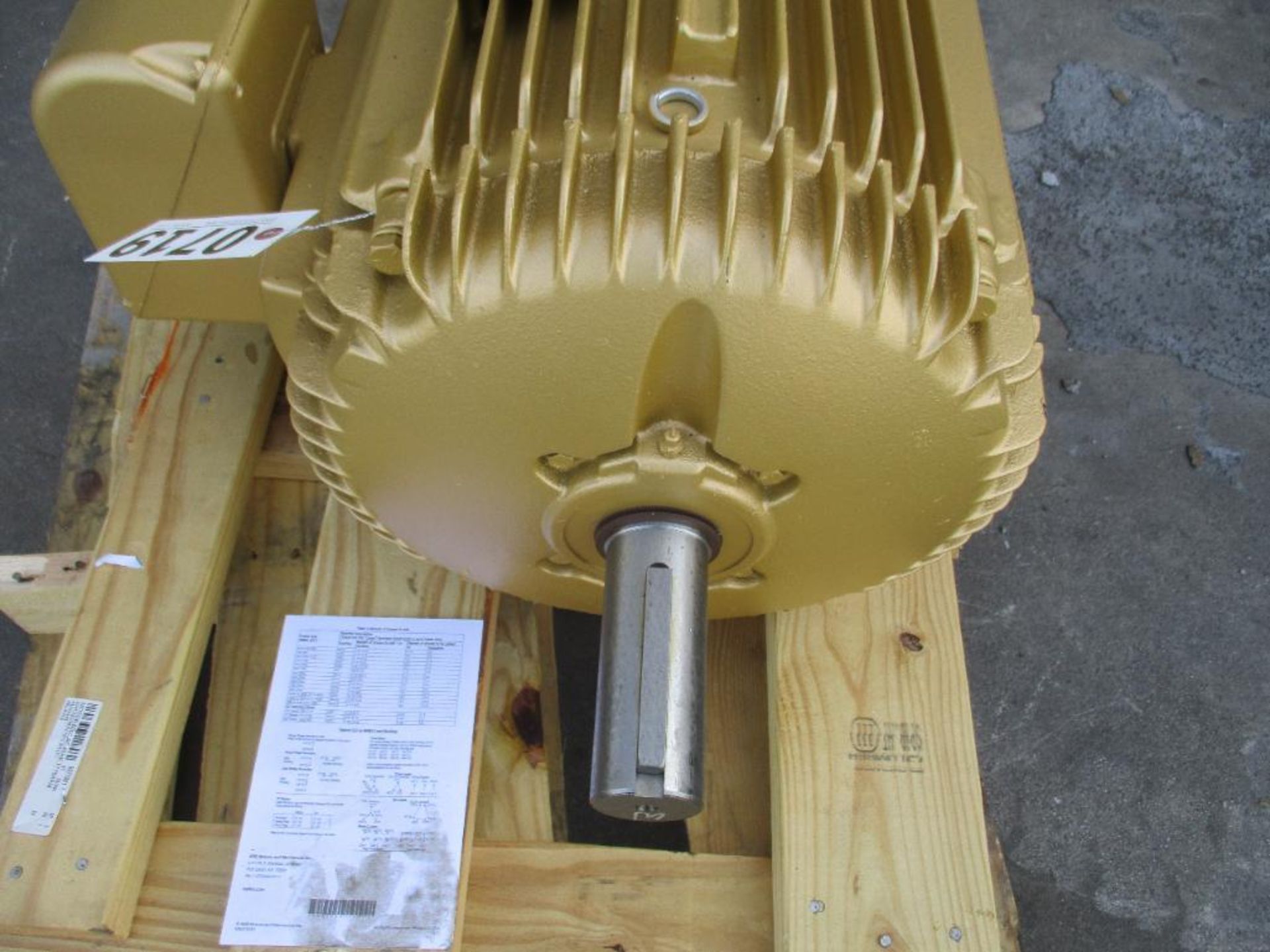 BALDOR 3 PHASE 40HP 1775RPM 324T FRAME A/C MOTOR P/N EM4110T 585# LBS (THIS LOT IS FOB KNOXVILLE TN) - Image 5 of 5