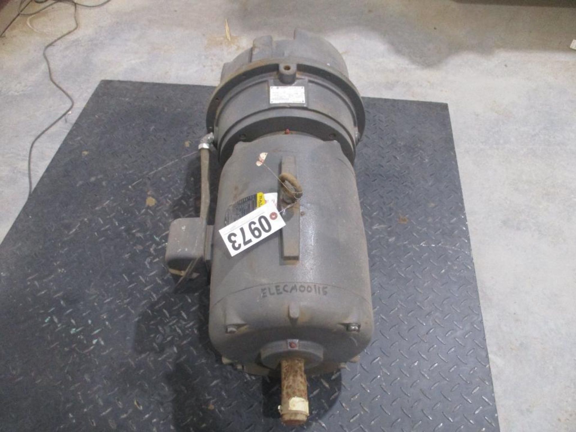 BALDOR 3 PHASE 20HP 1675RPM 256T FRAME A/C MOTOR P/N 09G726X331G1, 417# lbs (There will be a $40 Rig - Image 2 of 5