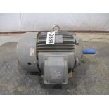 WESTINGHOUSE 3 PHASE 15HP 1455-1765RPM 254T FRAME A/C MOTOR P/N EP0154, 289# lbs (There will be a $4