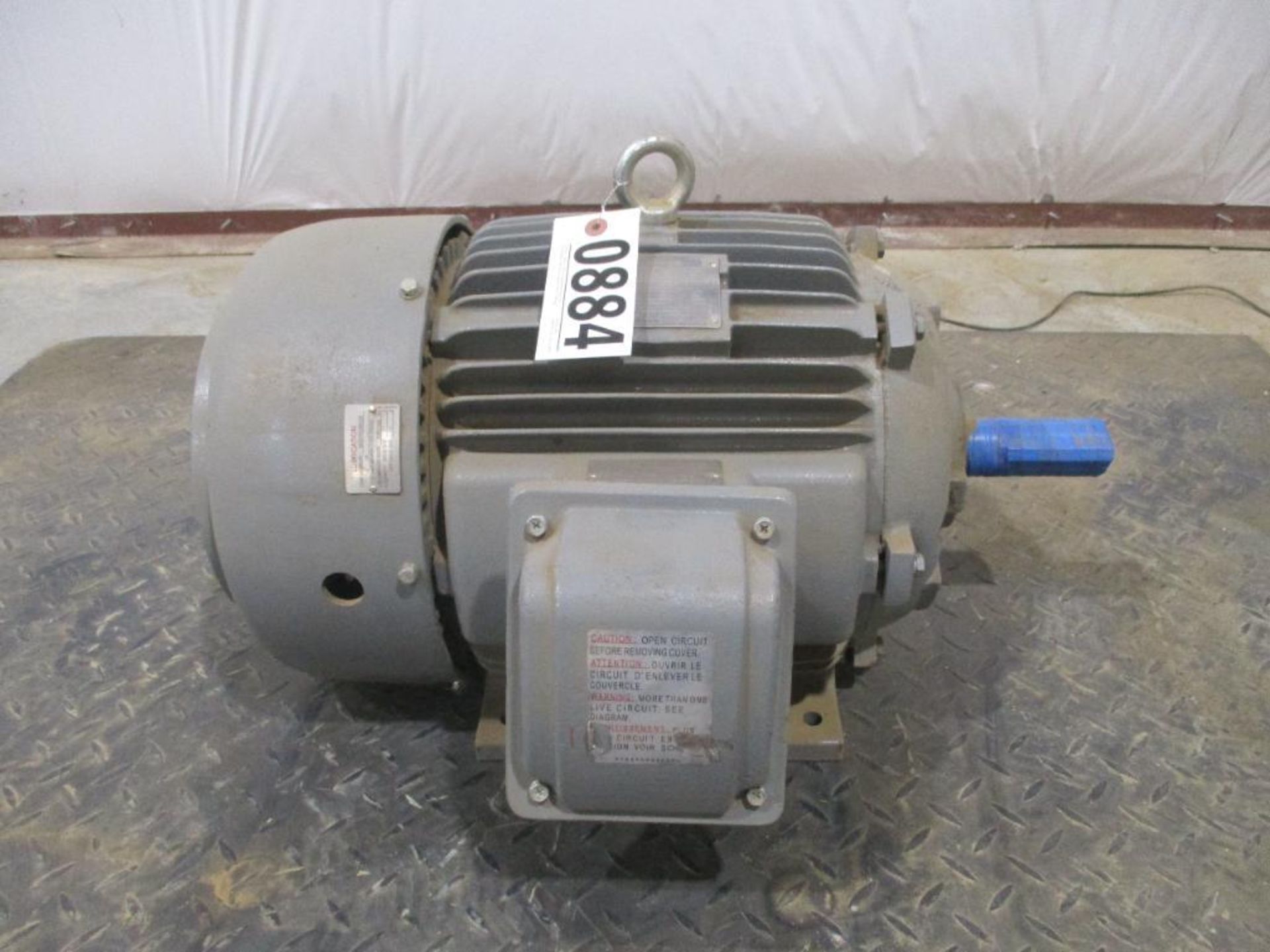 WESTINGHOUSE 3 PHASE 15HP 1455-1765RPM 254T FRAME A/C MOTOR P/N EP0154, 289# lbs (There will be a $4