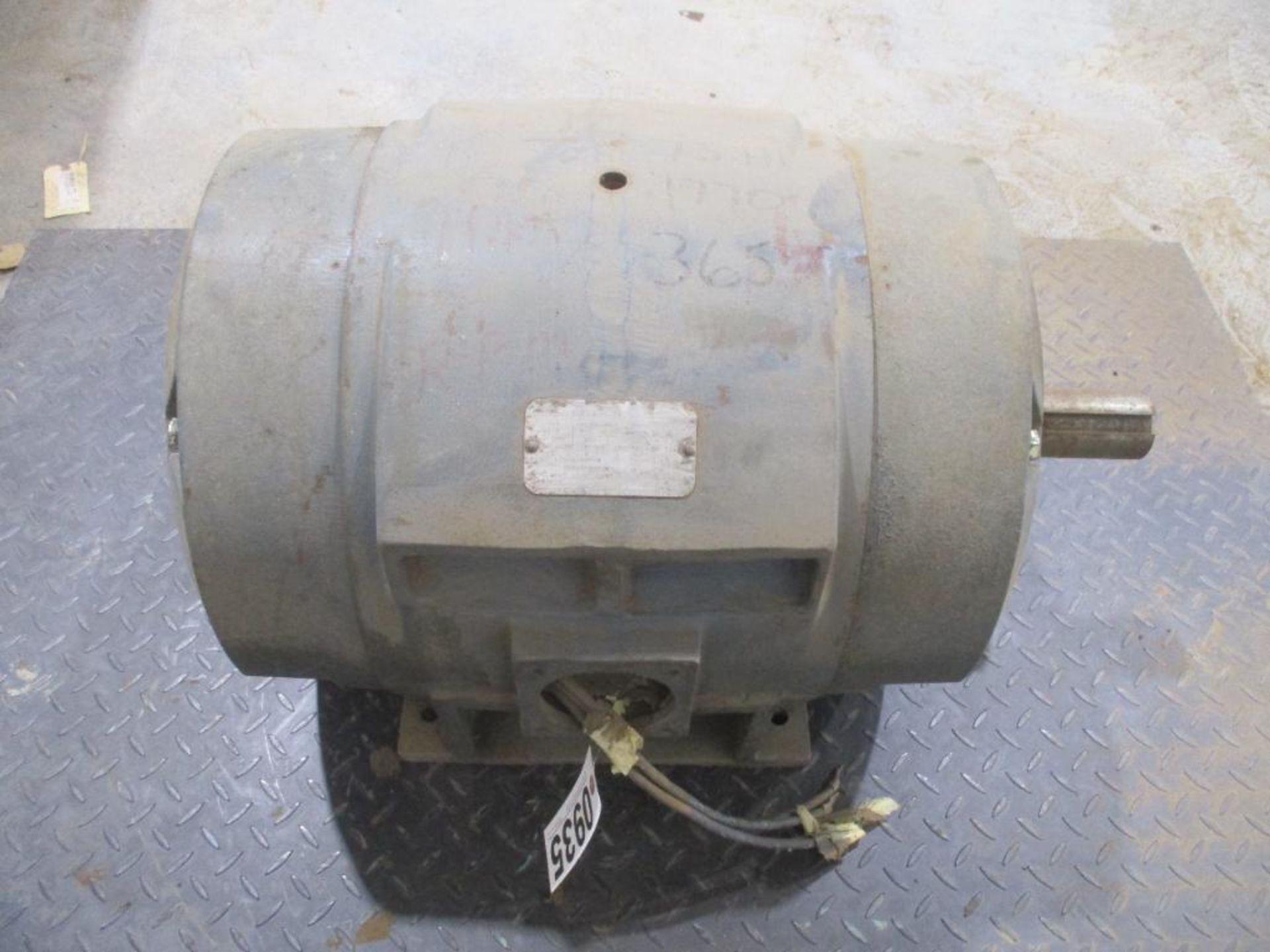 RELIANCE ELECTRIC 3 PHASE 75HP 1770RPM 365T FRAME A/C MOTOR P/N P36G22A-G2-0C, 582# lbs (There will