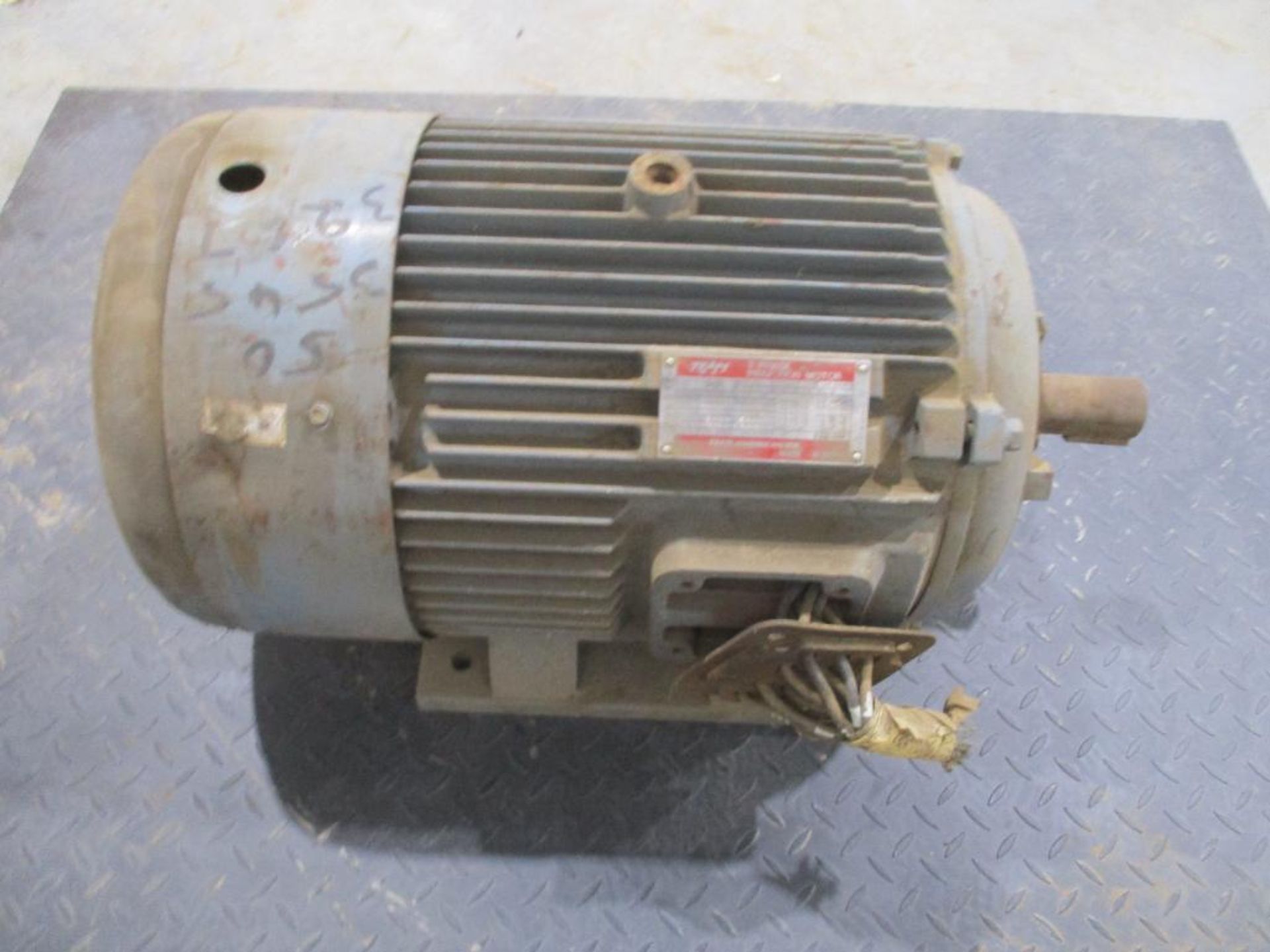 TECO AMERICA 3 PHASE 50HP 3545RPM 326TS FRAME A/C MOTOR P/N 6030001, 538# lbs (There will be a $40 R - Image 3 of 5