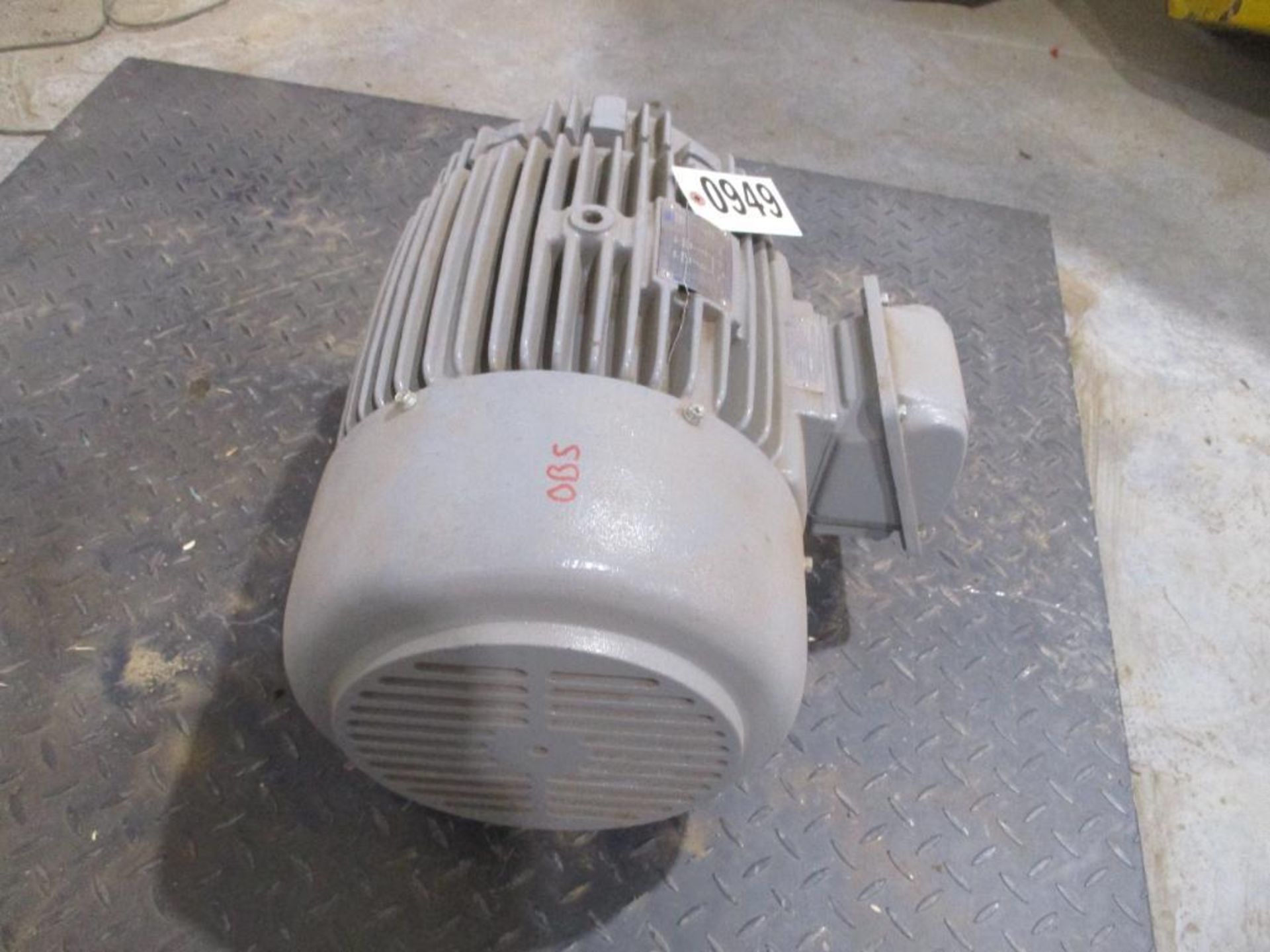 WESTINGHOUSE 3 PHASE 15HP 1455-1765RPM 254TC FRAME A/C MOTOR P/N EP0154C, 318# lbs (There will be a - Image 3 of 5