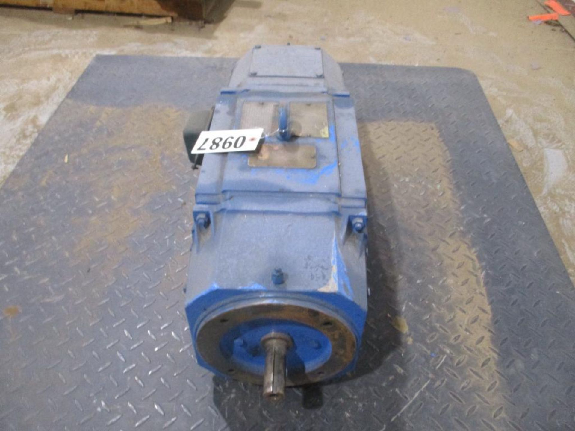 RELIANCE ELECTRIC 5HP 1750RPM B2112ATCZ FRAME DC MOTOR P/N T21R1311B-D, 345# lbs (There will be a $4 - Image 2 of 5