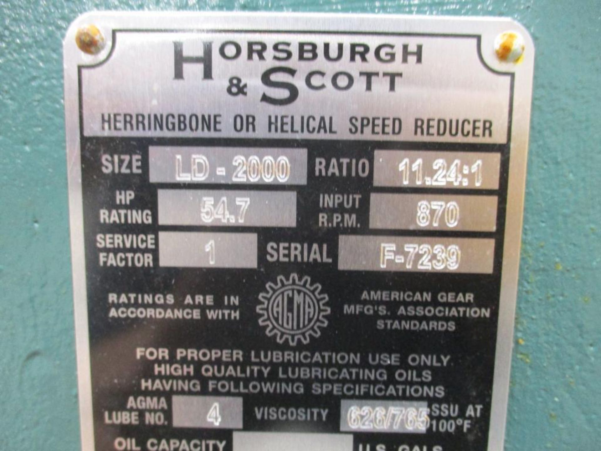 HORSBURGH&SCOTT 11.24:1 RATIO P/N LD-2000, 1244# lbs (There will be a $40 Rigging/Prep fee added to - Bild 4 aus 5