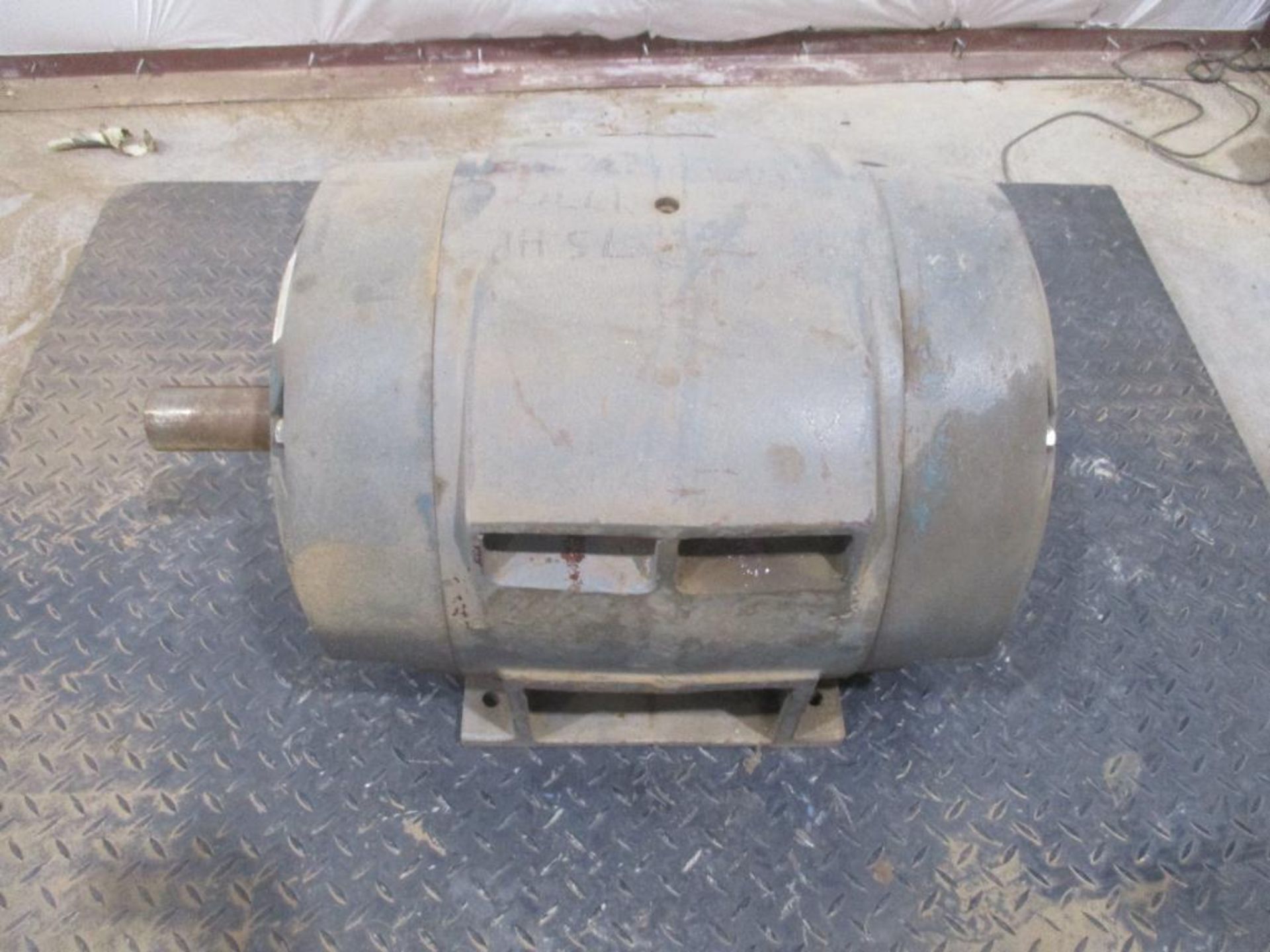 RELIANCE ELECTRIC 3 PHASE 75HP 1770RPM 365T FRAME A/C MOTOR P/N P36G22A-G2-0C, 582# lbs (There will - Image 3 of 5