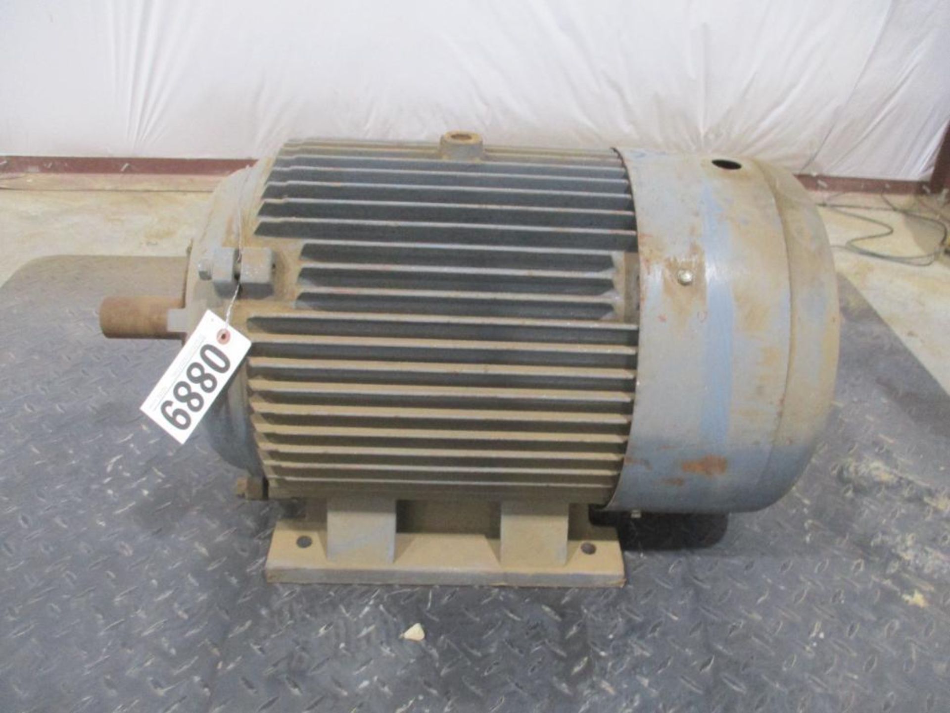 TECO AMERICA 3 PHASE 50HP 3545RPM 326TS FRAME A/C MOTOR P/N 6030001, 538# lbs (There will be a $40 R