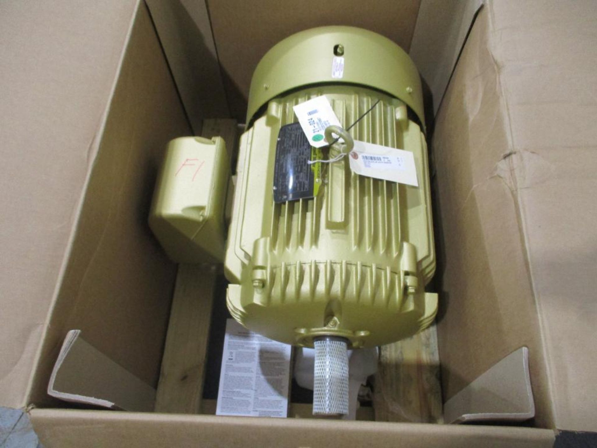 BALDOR 3 PHASE 30HP 1760RPM 286T FRAME A/C MOTOR P/N EM4104T, 425# lbs (There will be a $40 Rigging/ - Bild 2 aus 5
