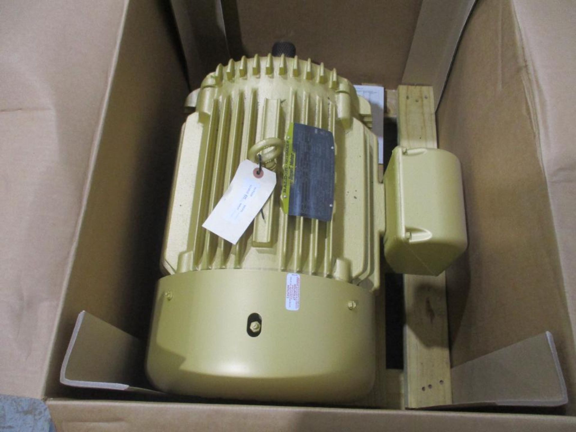 BALDOR 3 PHASE 25HP 1775RPM 284T FRAME A/C MOTOR P/N EM4103T, 410# lbs (There will be a $40 Rigging/ - Image 2 of 5