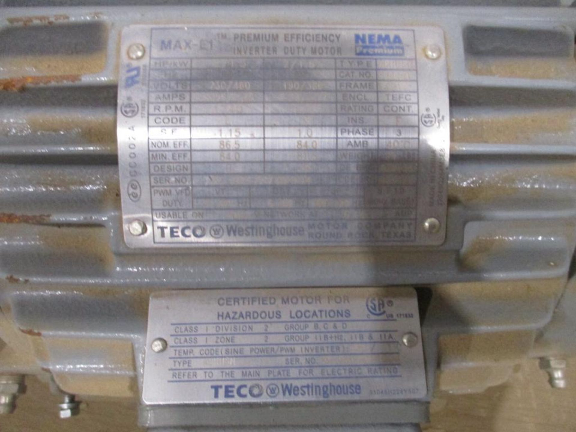 LOT OF 6 MOTORS P/N N/A, N/A, GH0/56C, 35J548X629, 5KS145SAA202D1, 0034SDSR44A-P, 386# lbs (There wi - Image 2 of 8