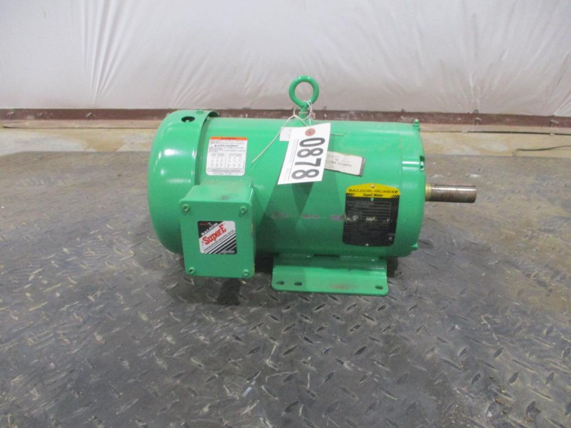 BALDOR 3 PHASE 7.5HP 184T FRAME A/C MOTOR P/N 1200712332-000020, 91# lbs (There will be a $40 Riggin