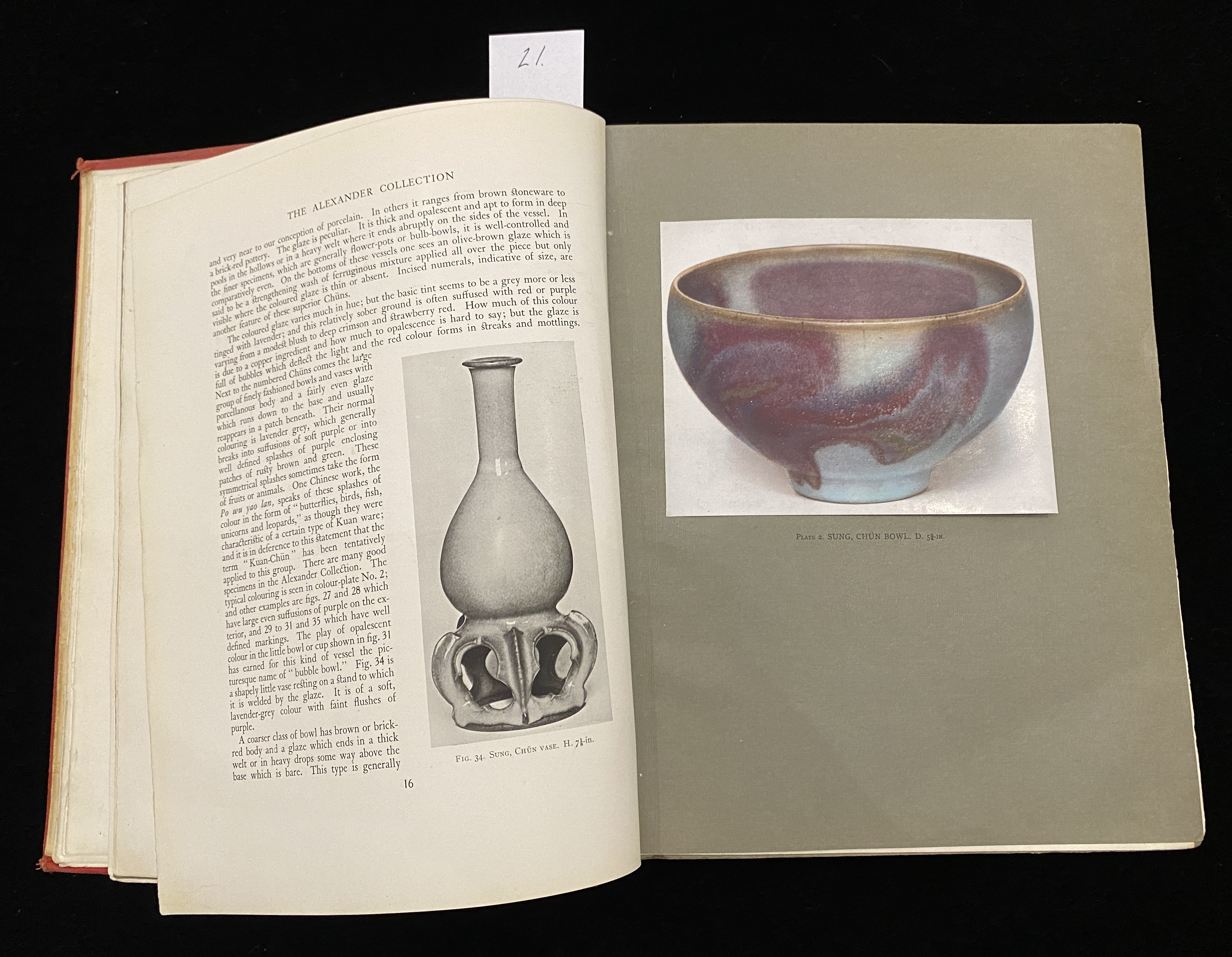 CHINESE CERAMICS IN PRIVATE COLLECTIONS R. L. HOBSON B. RACKHAM W. KING HALT0N & TRUSCOTT SMITH 1931 - Image 6 of 10