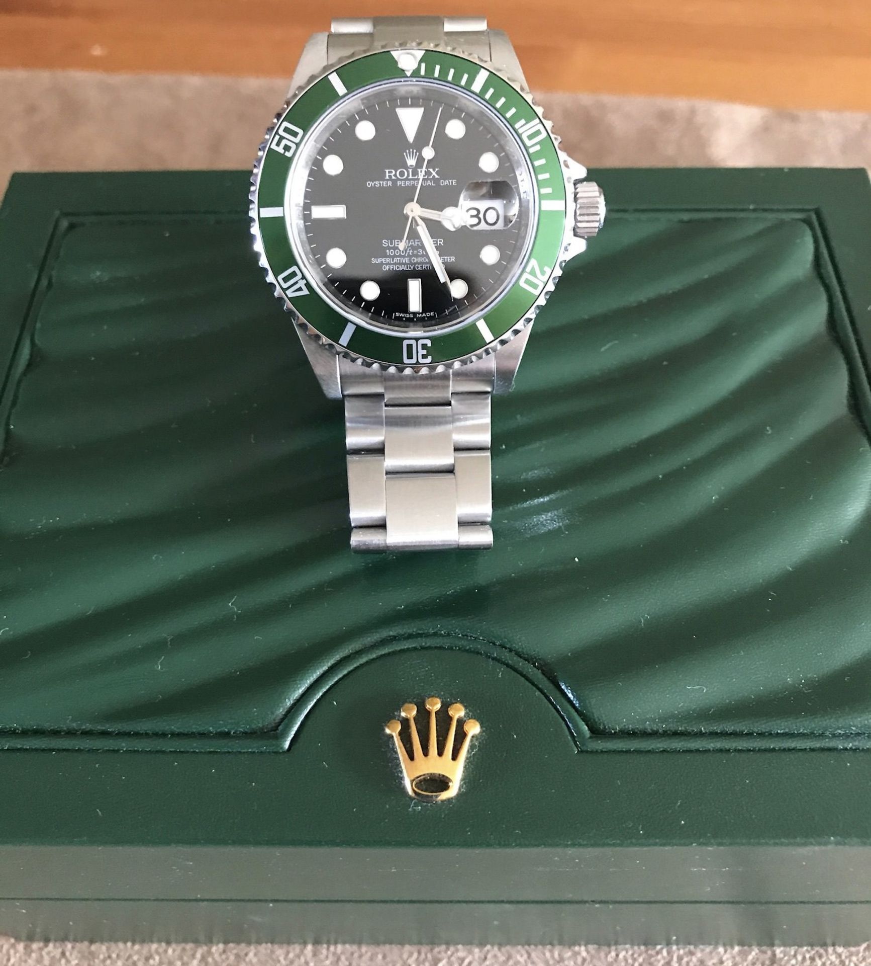ROLEX SUBMARINER 50TH ANNIVERSARY (KERMIT) LIMITED SERIES - Image 9 of 10