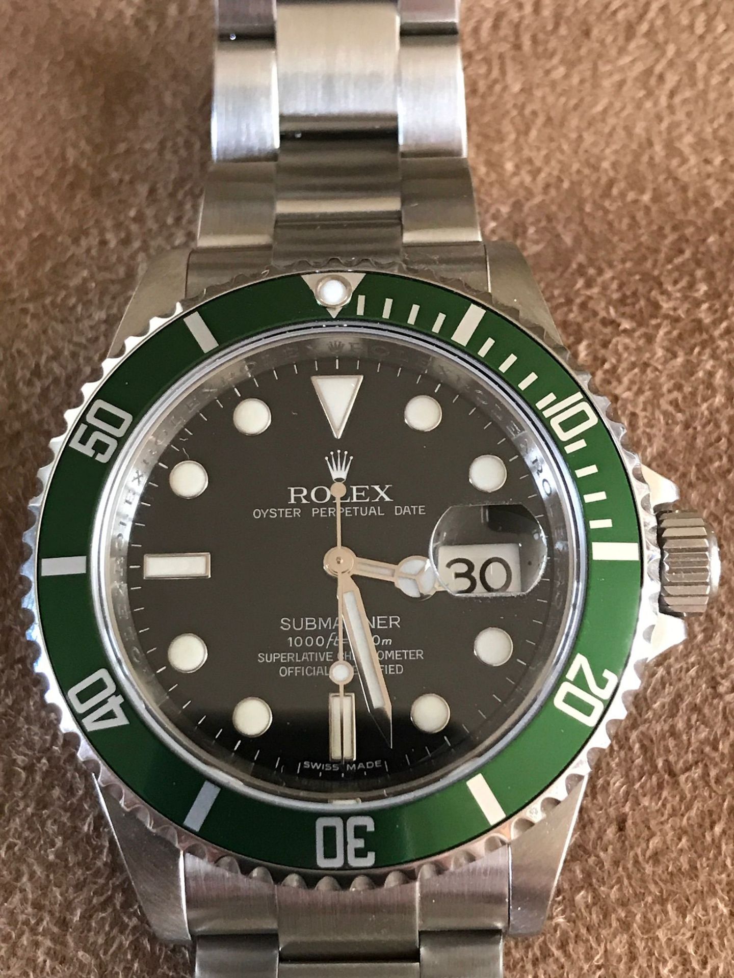 ROLEX SUBMARINER 50TH ANNIVERSARY (KERMIT) LIMITED SERIES - Image 2 of 10