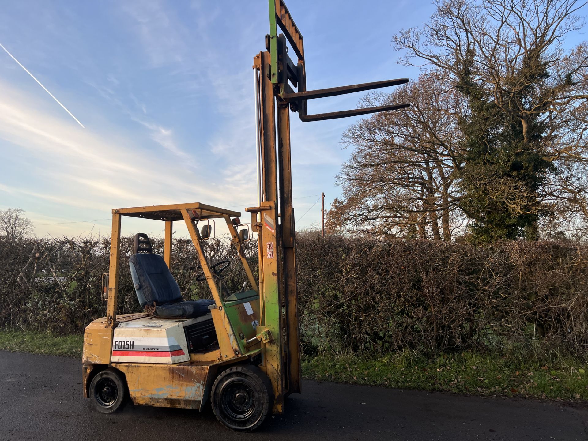 KOMATSU FD15 DIESEL FORKLIFT - Image 5 of 8