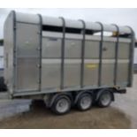 IFOR WILLAMS DP120 STOCK CATTLE TRAILER