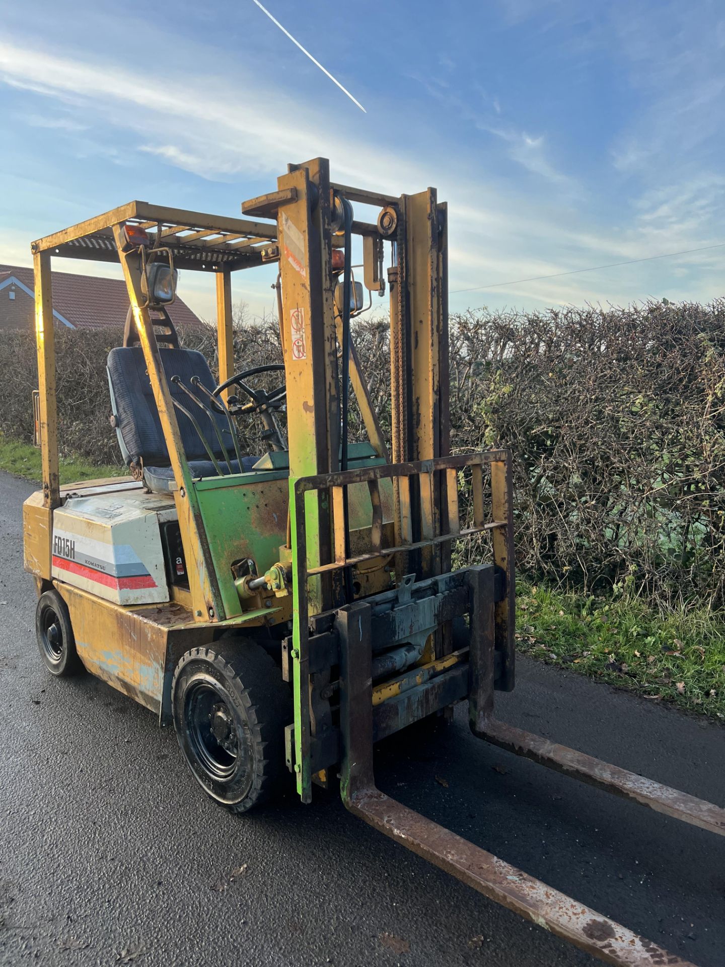 KOMATSU FD15 DIESEL FORKLIFT - Image 6 of 8