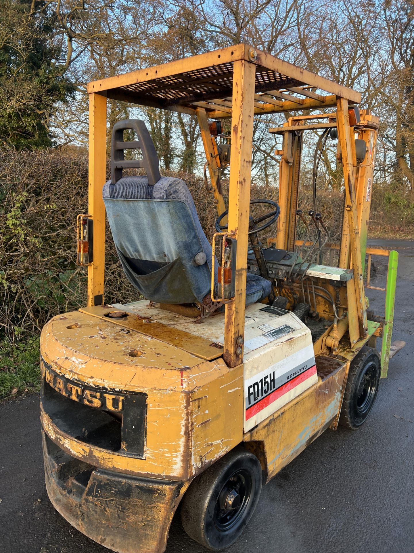 KOMATSU FD15 DIESEL FORKLIFT - Image 4 of 8