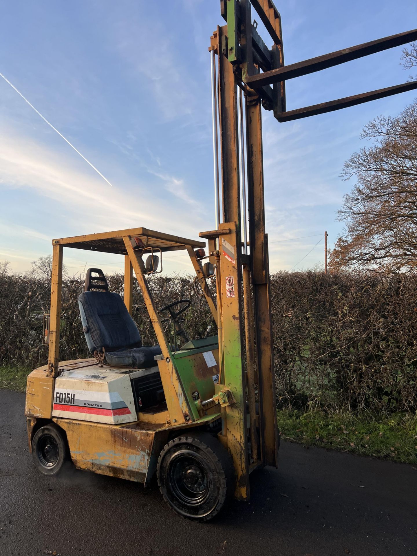 KOMATSU FD15 DIESEL FORKLIFT - Image 8 of 8