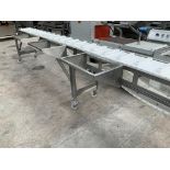 VARIABLE SPEED 8.5M READY MEALS CONVEYOR VARIABLE SPEED WORK STATIONS  LOCATION N.IRELAND SHIPPING
