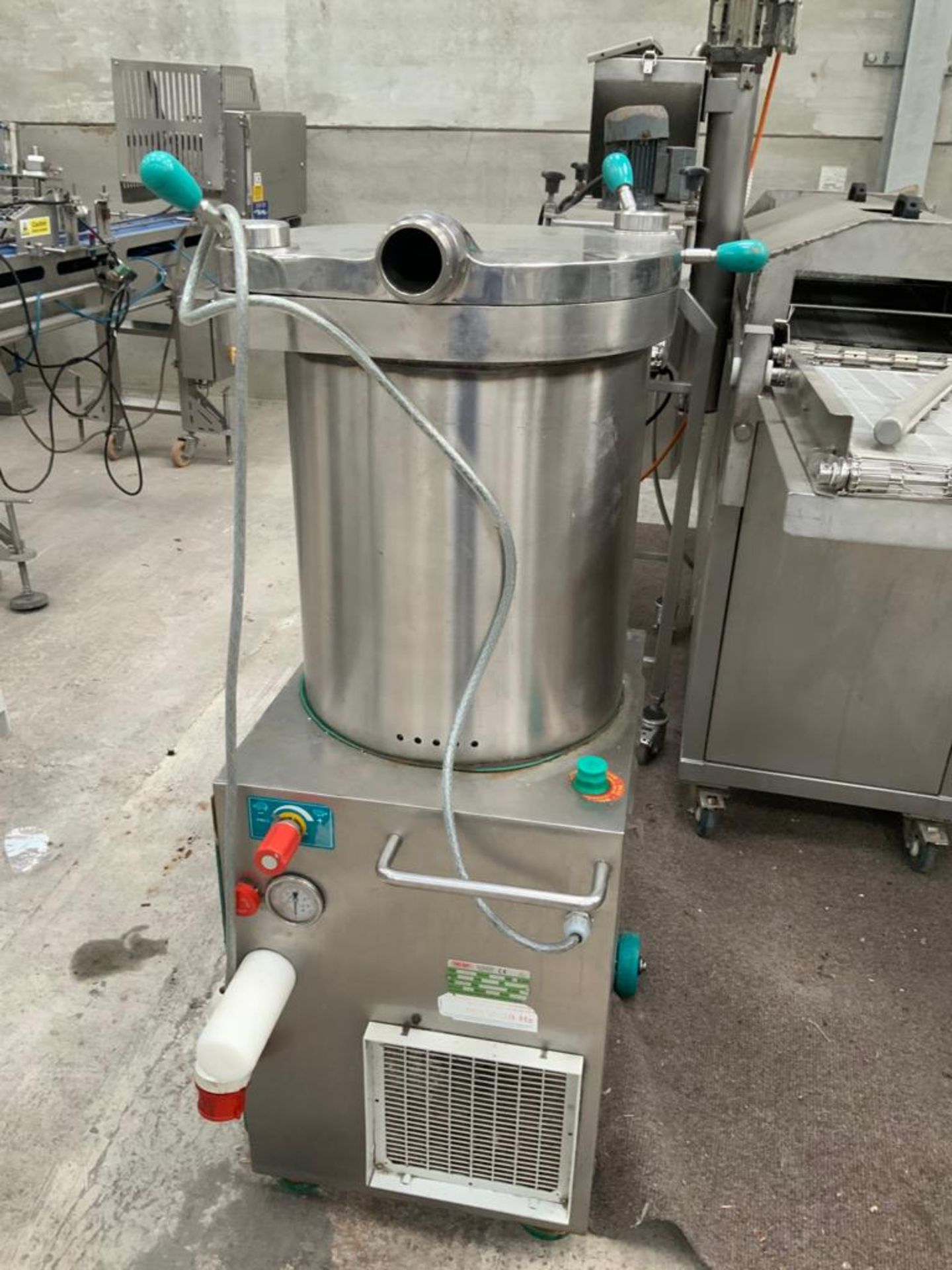 TALSA 52 LITRE SAUSAGE FILLER HYDRAULIC  3 PHASE  STAINLESS STEEL  2013 LOCATION N.IRELAND  SHIPPING - Image 9 of 9