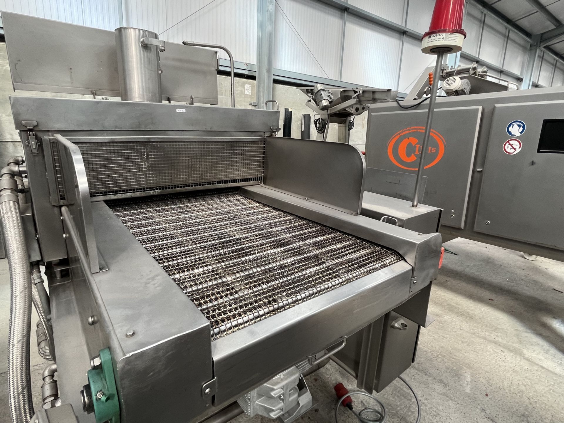 H+C INLINE TOP + BOTTOM GAS OVEN  3 PHASE POWER  600mm WIDE WIRE CONVEYER  HEIGHT - approx - - Image 5 of 11