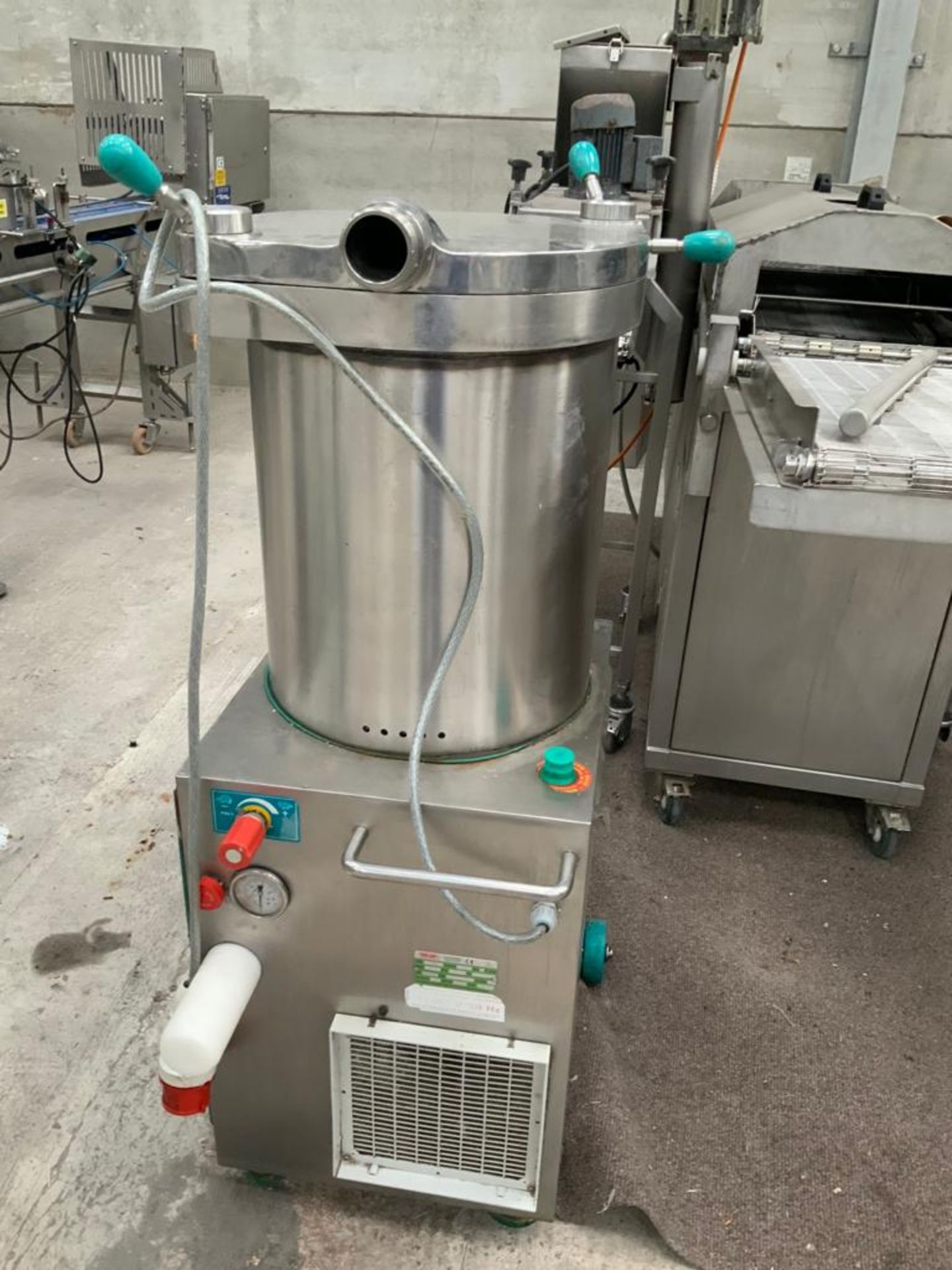 TALSA 52 LITRE SAUSAGE FILLER HYDRAULIC  3 PHASE  STAINLESS STEEL  2013 LOCATION N.IRELAND  SHIPPING