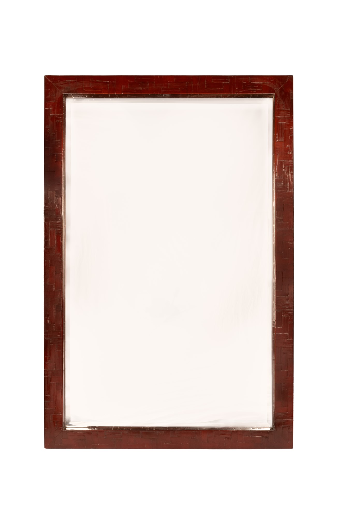 Mirror with frame in lacquered wood - Image 3 of 3