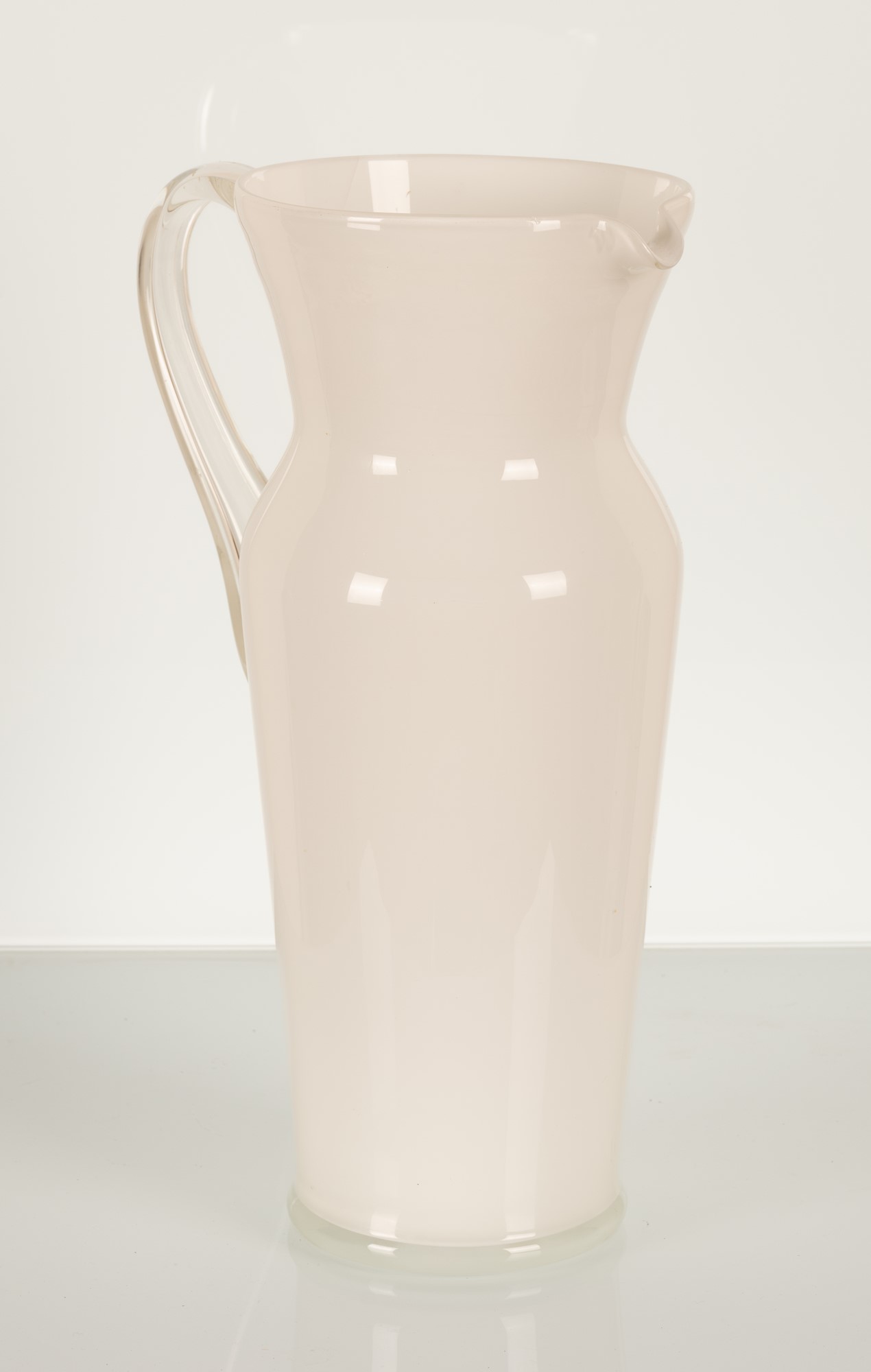 White glass carafe - Image 6 of 19