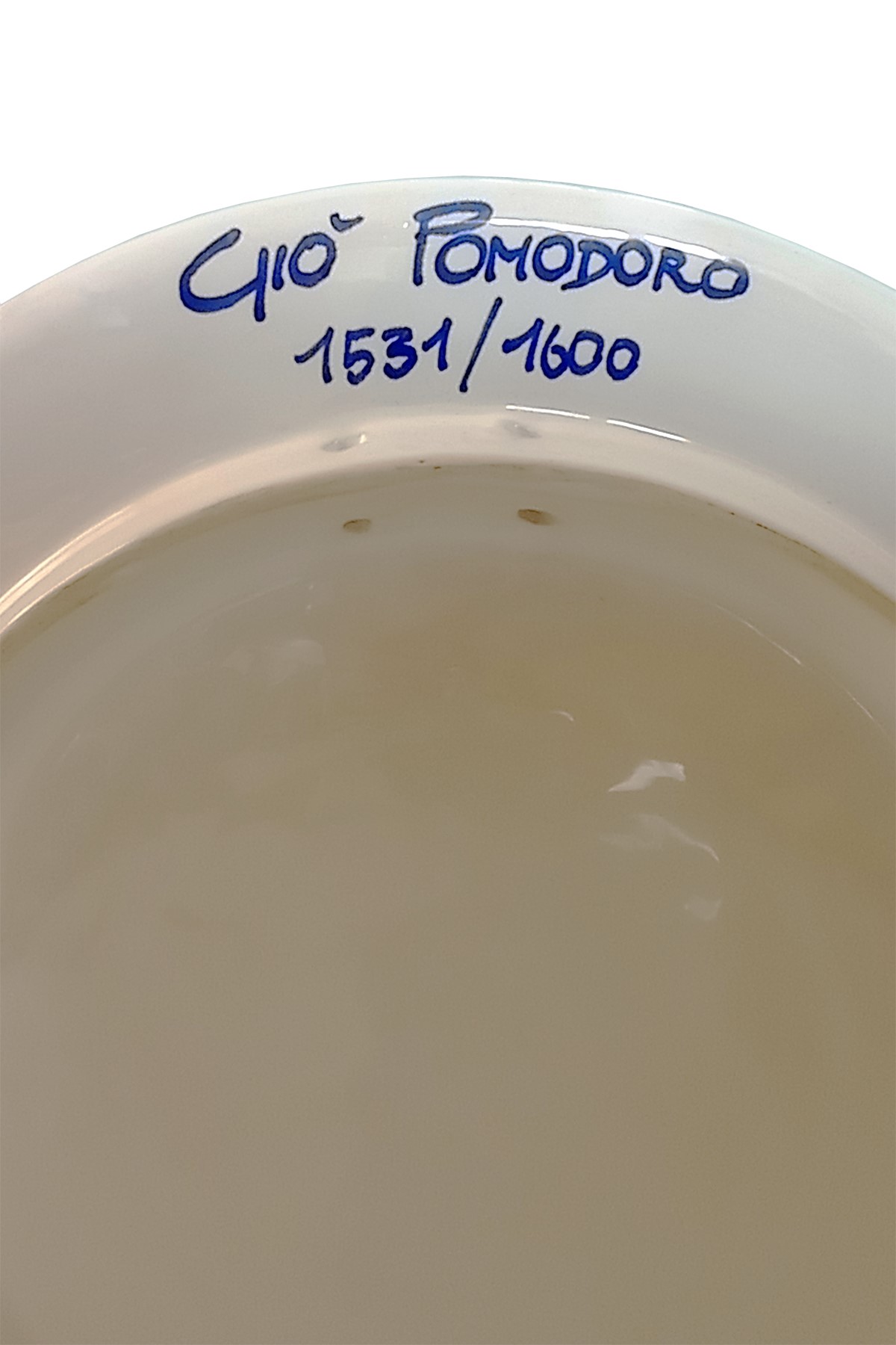 Giò Pomodoro Orciano di Pesaro 1930-Milan 2002 Plate Leonardo - Image 5 of 11