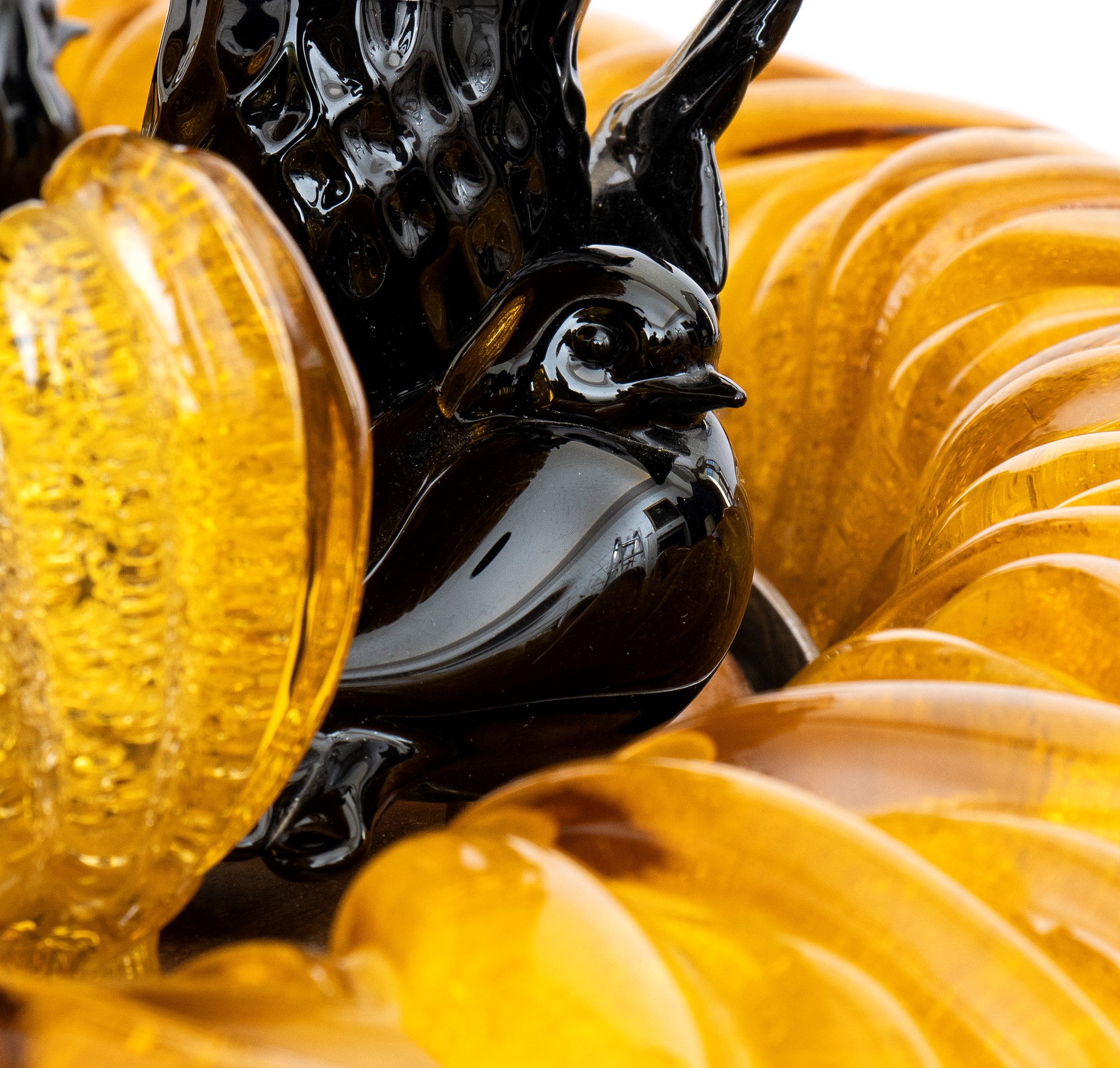 Pino Signoretto Venezia 1944-Venezia 2017 Large luminous fountain in yellow and black glass. - Image 17 of 22