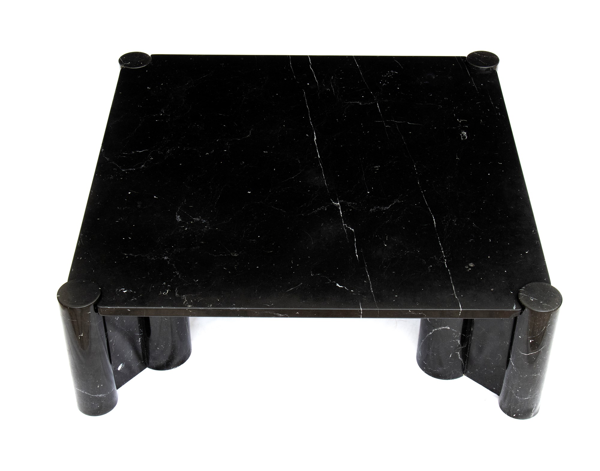 Gae Aulenti Palazzolo dello Stella 1927-Milano 2012 Living room table in black marble marquinia mod - Image 7 of 23