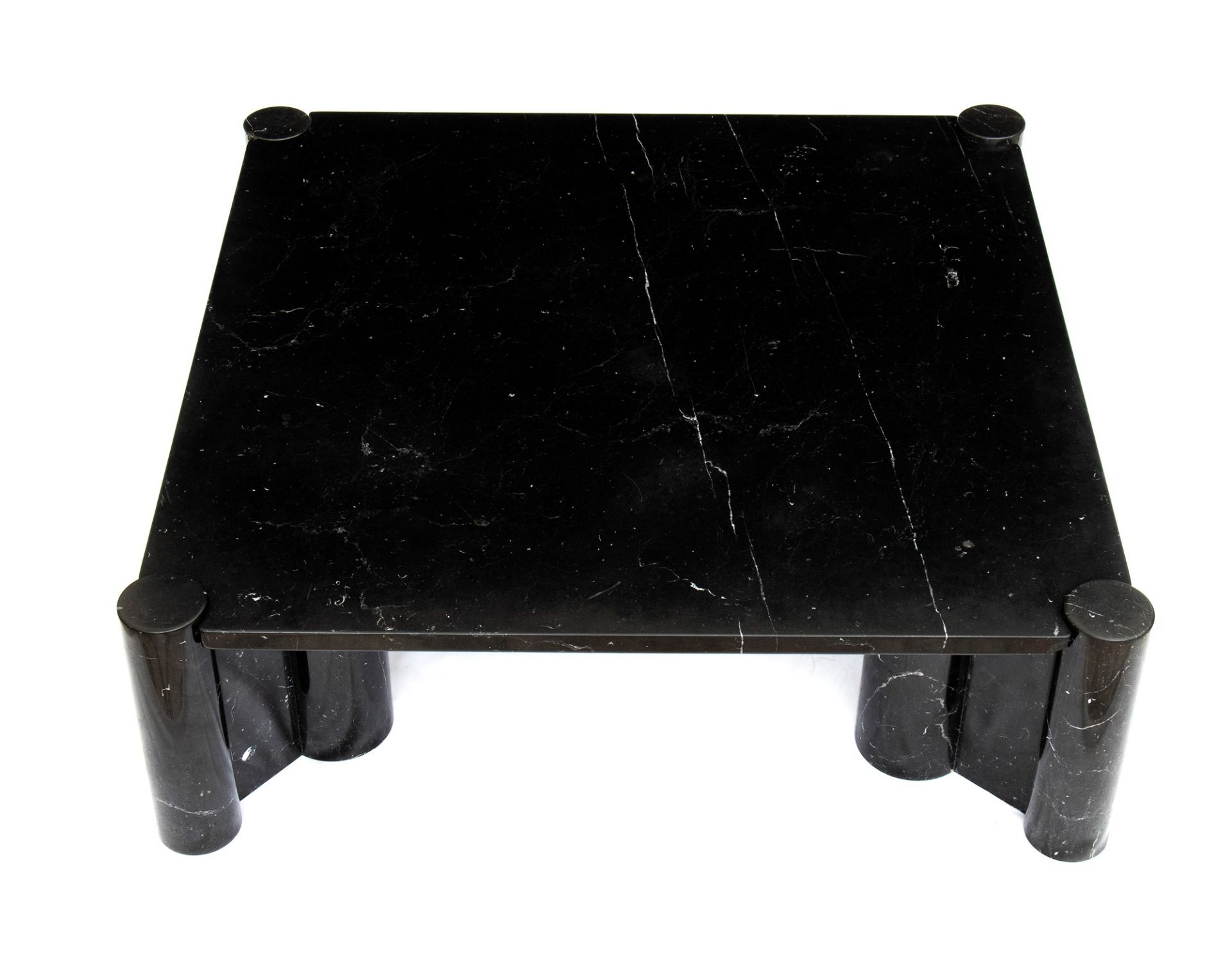 Gae Aulenti Palazzolo dello Stella 1927-Milano 2012 Living room table in black marble marquinia mod - Bild 7 aus 23